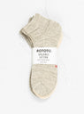 Organic Daily 3 Pack Ankle Socks Ecru & Grey by ROTOTO | Couverture & The Garbstore