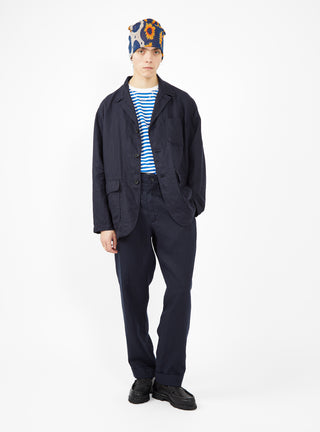 Loiter Linen Twill Jacket Navy by Engineered Garments by Couverture & The Garbstore