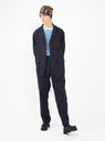 Andover Linen Twill Trousers Navy by Engineered Garments by Couverture & The Garbstore
