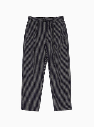Carlyle LC Trousers Navy & Grey Stripe by Engineered Garments by Couverture & The Garbstore