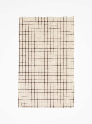 Cana Tea Towel Natural Check by Charvet Éditions | Couverture & The Garbstore