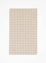 Cana Tea Towel Natural Check by Charvet Éditions | Couverture & The Garbstore