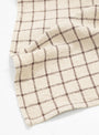 Cana Tea Towel Natural Check by Charvet Éditions | Couverture & The Garbstore