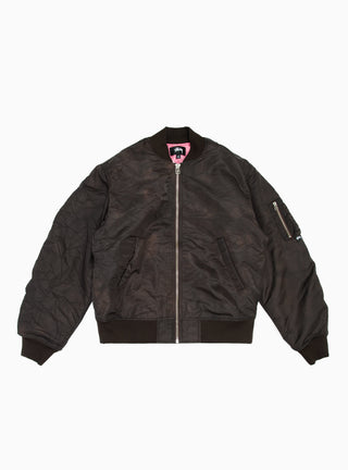 Dyed Nylon Bomber Jacket Brown by Stüssy by Couverture & The Garbstore