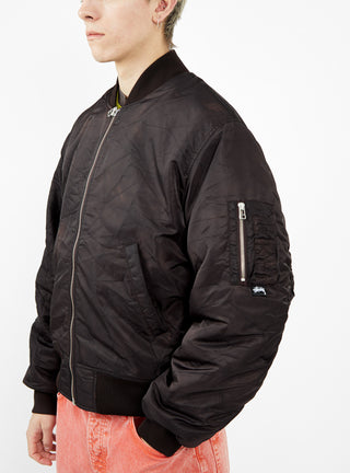 Dyed Nylon Bomber Jacket Brown by Stüssy by Couverture & The Garbstore