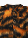 Fur Print Shirt Black & Orange Tiger by Stüssy by Couverture & The Garbstore