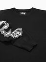 Sleeve Logo Sweater Black by Stüssy by Couverture & The Garbstore