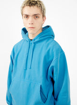 Pigment Dyed Fleece Hoodie Blue by Stüssy | Couverture & The Garbstore