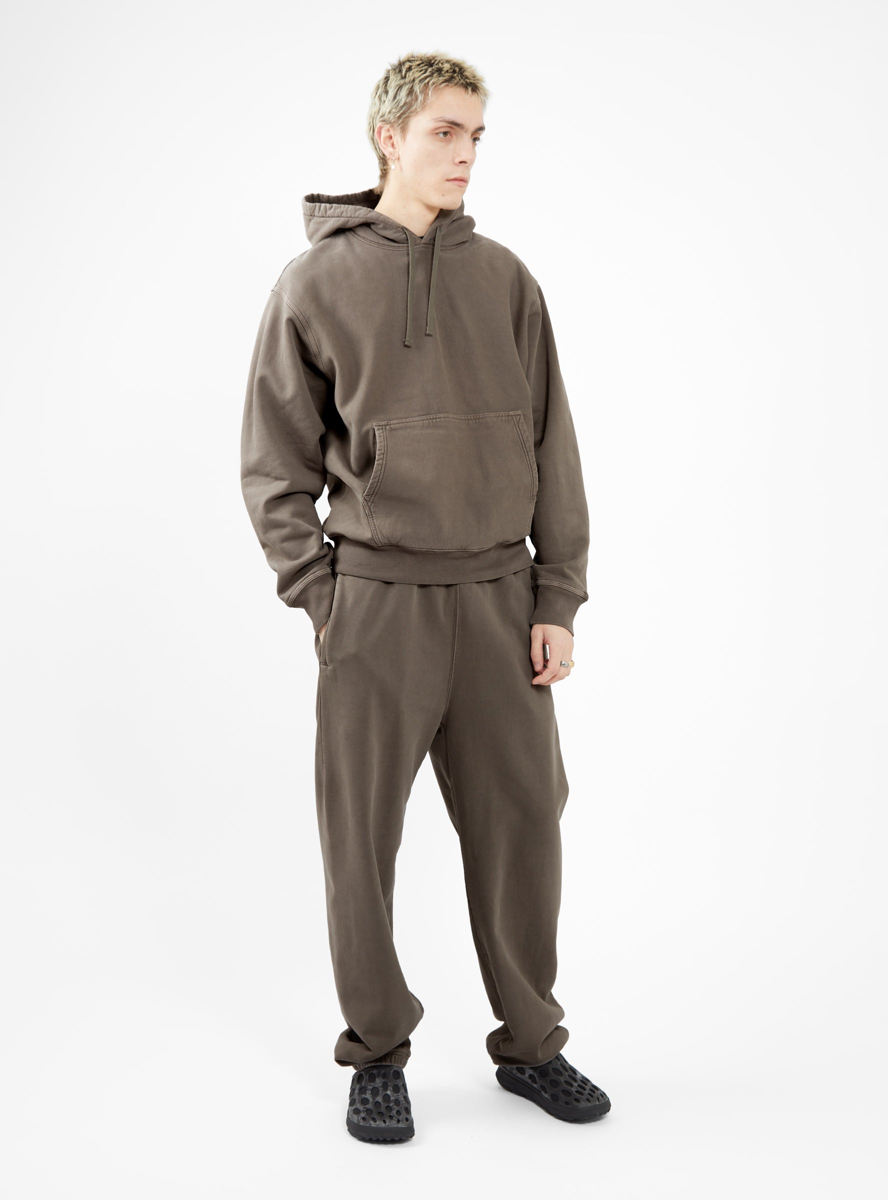 Pigment Dyed Fleece Sweatpants Charcoal by Stüssy | Couverture
