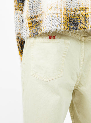 Double Dye Big Ol' Jeans Cream by Stüssy by Couverture & The Garbstore