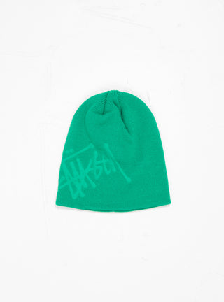Debossed Stock Logo Beanie Kelly Green by Stüssy | Couverture & The Garbstore