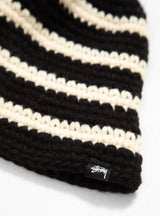 Swirl Knit Bucket Hat Black by Stüssy | Couverture & The Garbstore