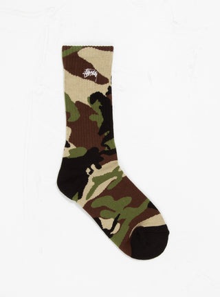 Stock Camo Socks Woodland Camo by Stüssy | Couverture & The Garbstore