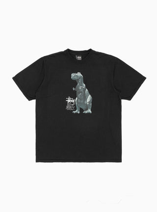 Big & Meaty Pigment Dyed T-shirt Black by Stüssy | Couverture & The Garbstore