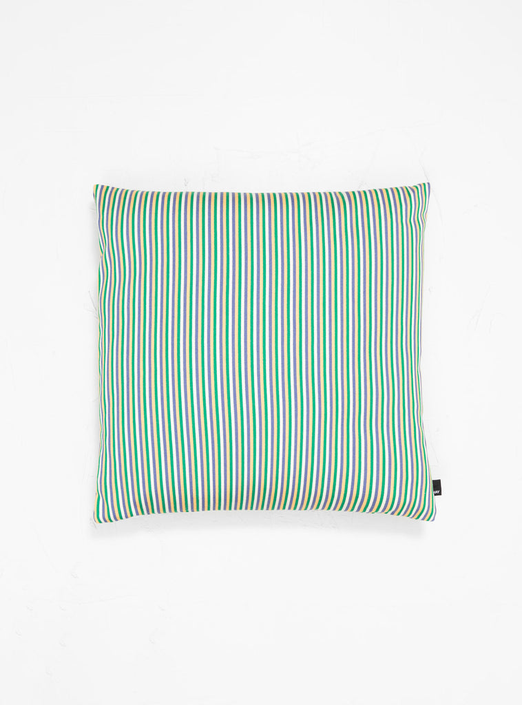 Ribbon Cushion Green & Yellow Stripe by HAY by Couverture & The Garbstore