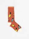 Citrus Crew Socks Dark Peach by Hansel From Basel | Couverture & The Garbstore