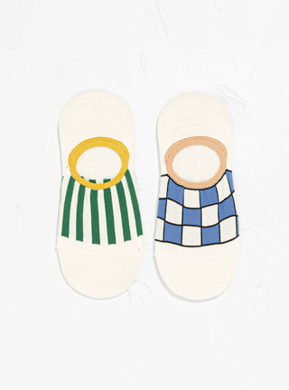 Positano Liner Socks 2pack Pack Multi by Hansel From Basel | Couverture & The Garbstore