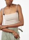 n°276 Love Tie-Strap Top Beige by Extreme Cashmere | Couverture & The Garbstore