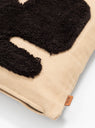 Lay Cushion Dark Brown by ferm LIVING | Couverture & The Garbstore