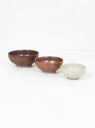 Midi Bowls Set Brown & Off White by ferm LIVING | Couverture & The Garbstore