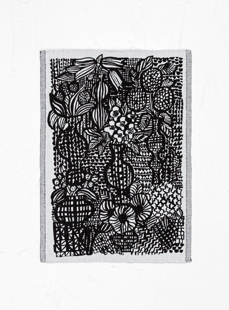Veranta Tea Towel Black by Lapuan Kankurit | Couverture & The Garbstore