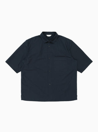 Cotton & Linen Half Sleeve Shirt Navy by Still By Hand | Couverture & The Garbstore