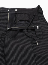 Classic Trousers Black Pinstripe by mfpen | Couverture & The Garbstore