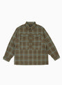 Adventure Shirt III Olive Check by Beams Plus | Couverture & The Garbstore