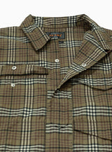 Adventure Shirt III Olive Check by Beams Plus | Couverture & The Garbstore