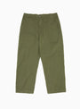 MIL Herringbone Trousers Olive by Beams Plus | Couverture & The Garbstore