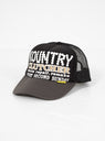 KOUNTRY Pearl Clutcher Truck Cap Black & Grey by Kapital | Couverture & The Garbstore