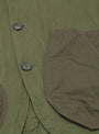 Ringoman Linen Chino Jacket Khaki by Kapital | Couverture & The Garbstore