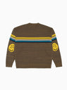 5G Knit Rainbow Smilie Sweater Brown by Kapital | Couverture & The Garbstore