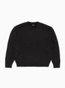 5G Knit Smilie Patch Sweater Black by Kapital | Couverture & The Garbstore