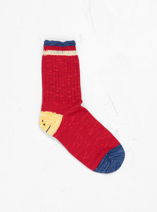96 Yarns Happy Heel Socks Red by Kapital | Couverture & The Garbstore