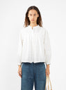 Vivi Blouse White by Sideline | Couverture & The Garbstore