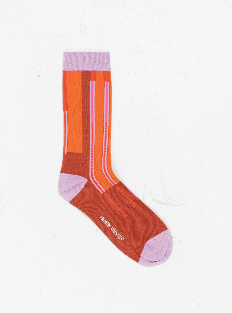 Construction Socks Pink, Red & Orange by Henrik Vibskov | Couverture ...