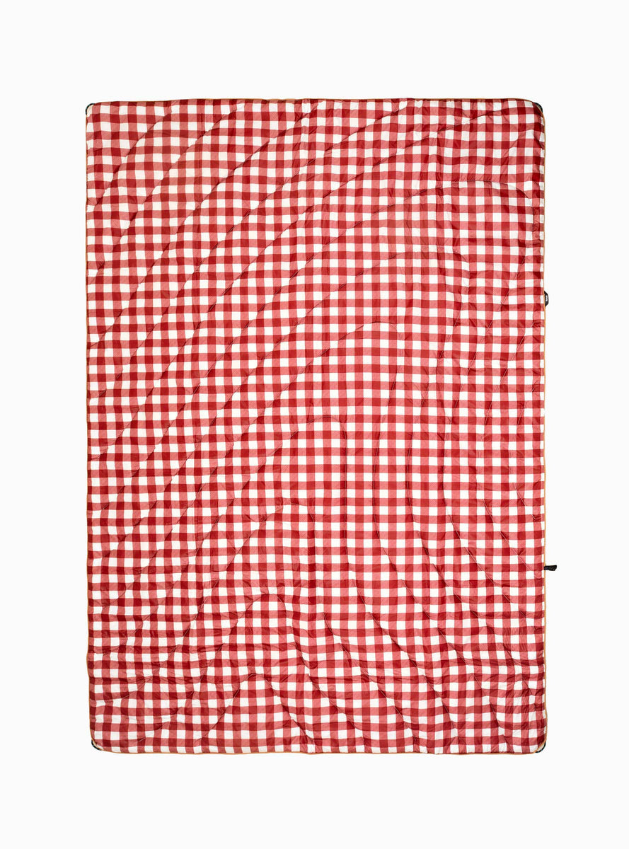 Original Puffy Blanket Red Gingham by Rumpl Couverture & The Garbstore