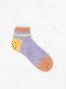 Ivy Rainbowy Ankle Socks Purple by Kapital | Couverture & The Garbstore