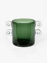 Wind and Fire Green Vase by SERAX | Couverture & The Garbstore