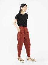 Carpenter Trousers Brick Red by Black Crane | Couverture & The Garbstore