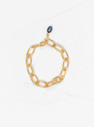 Mega Bracelet - Gold Black Pearl by Lady Grey | Couverture & The Garbstore