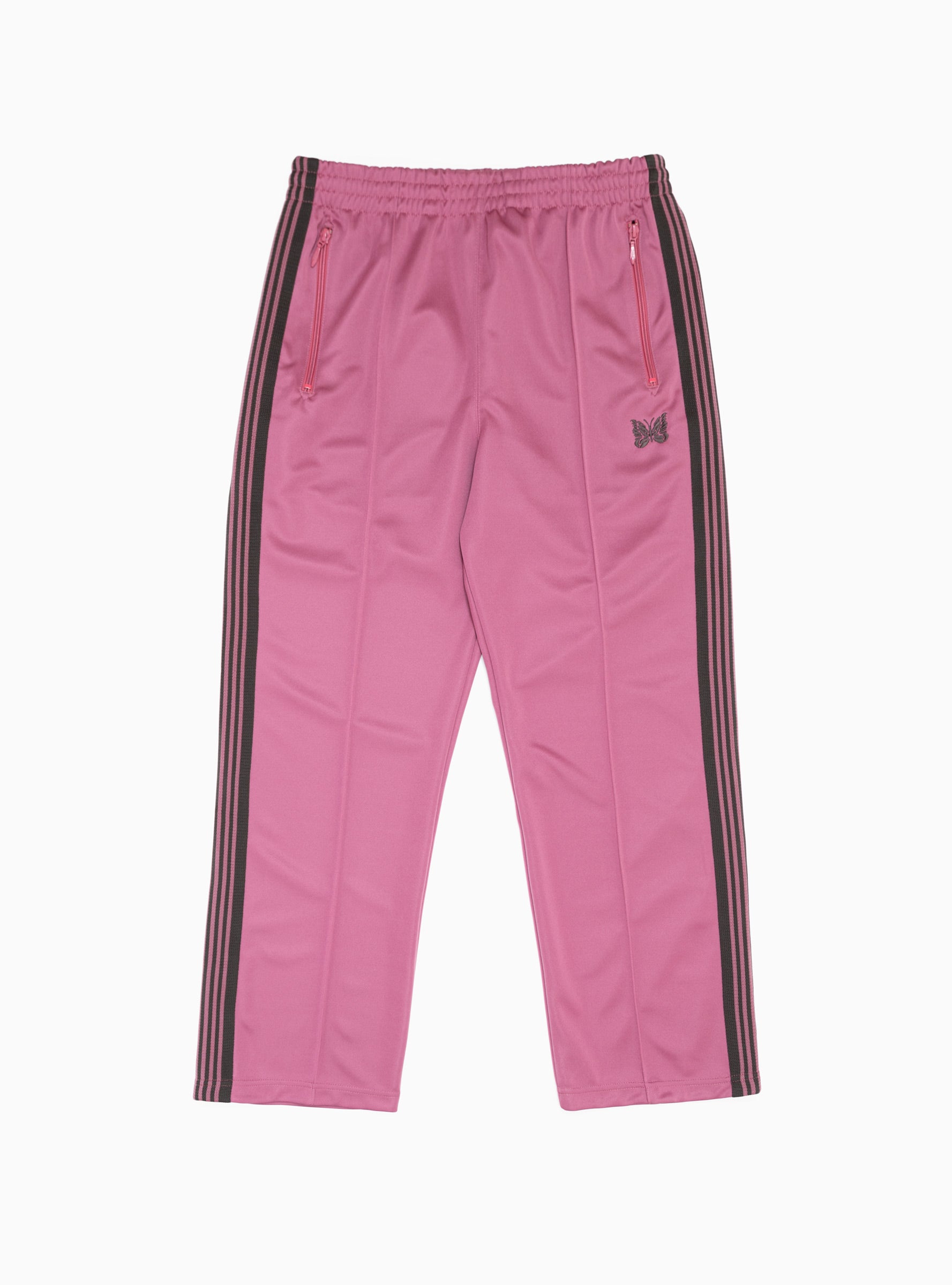 Poly Smooth Track Pants Smoke Pink