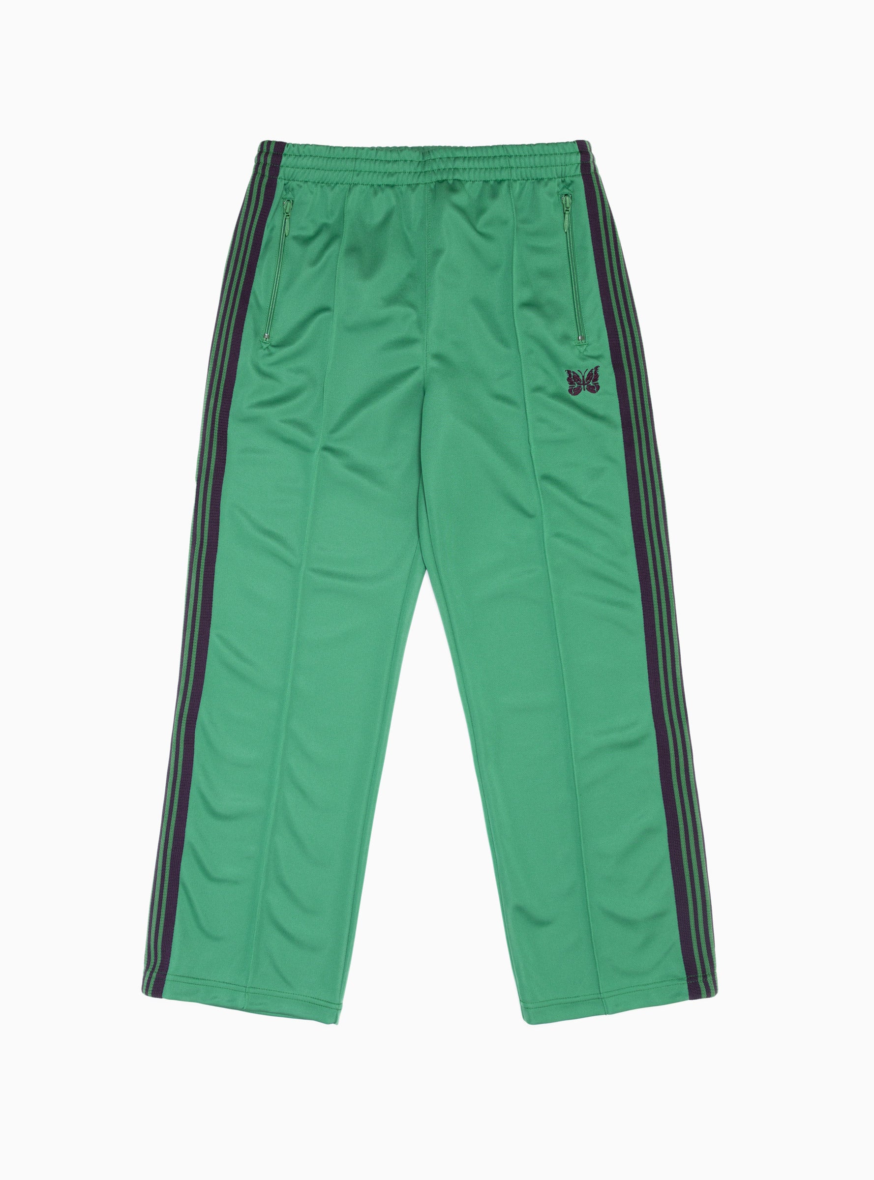 Poly Smooth Track Pants Emerald Green