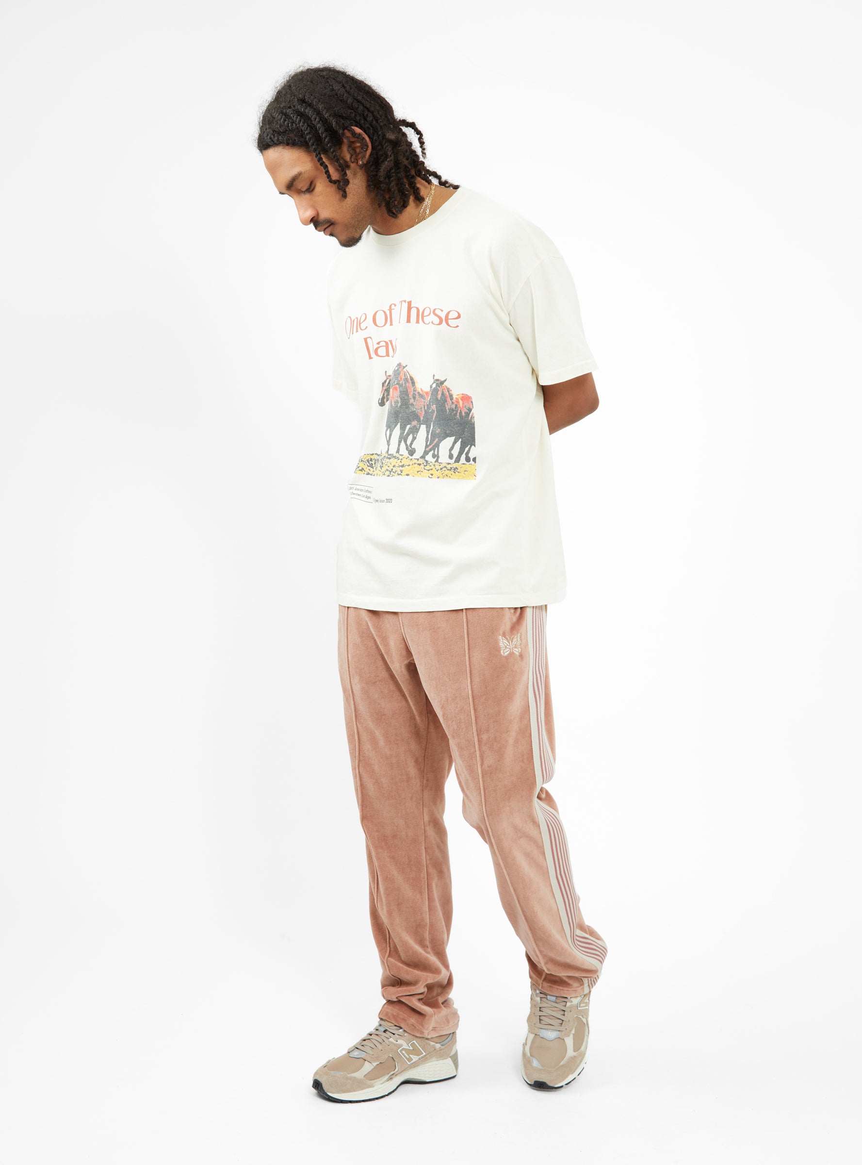 needles NARROW TRACK PANT VELOUR | nate-hospital.com