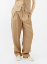 Piper Trousers Beige by Rejina Pyo | Couverture & The Garbstore