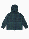 Atlantic Crushed Taffeta Parka Blue & Green Check by Engineered Garments | Couverture & The Garbstore