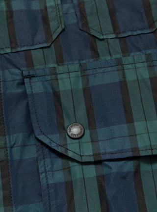 Atlantic Crushed Taffeta Parka Blue & Green Check by Engineered Garments | Couverture & The Garbstore