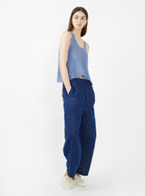 Mikia Trousers Blue by Atelier Delphine | Couverture & The Garbstore