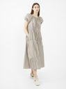 Gaelle Dress Grey Stripe by Atelier Delphine | Couverture & The Garbstore